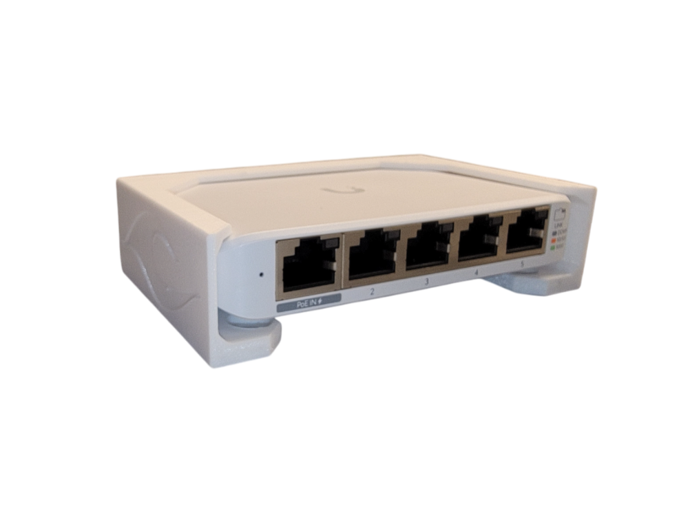 Wall Mount / Under Desk Mount for UniFi Flex Mini Switch Ubiquiti USW-FLEX-MINI