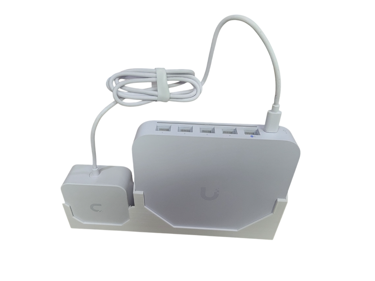 Wall Mount with PSU Holder for Unifi Cloud Gateway Max UCG-MAX