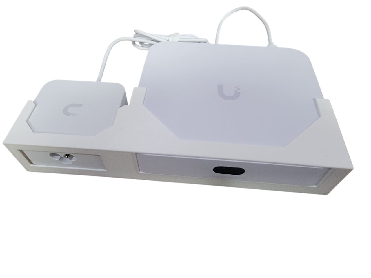 Wall Mount with PSU Holder for Unifi Cloud Gateway Max UCG-MAX