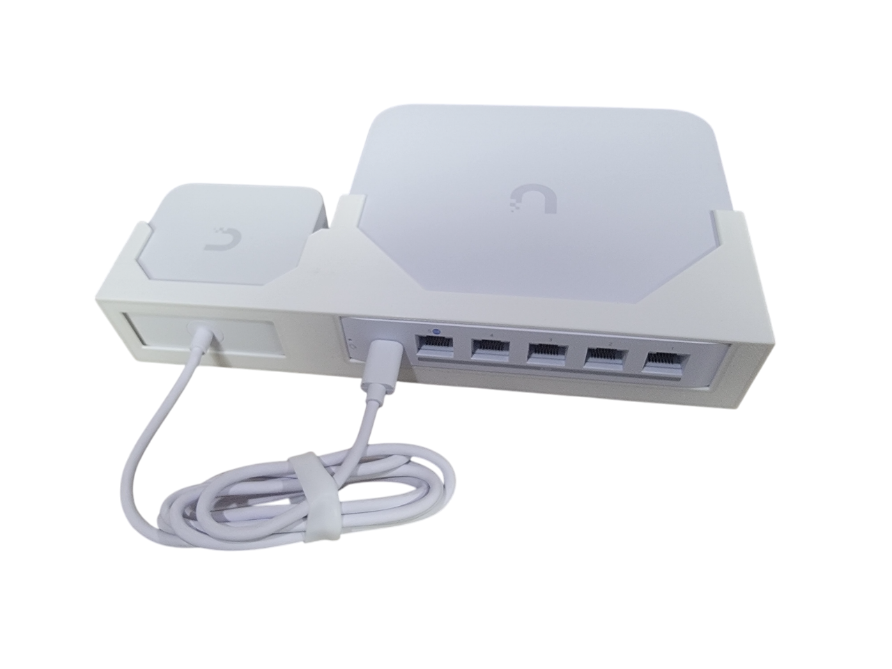 Wall Mount with PSU Holder for Unifi Cloud Gateway Max UCG-MAX