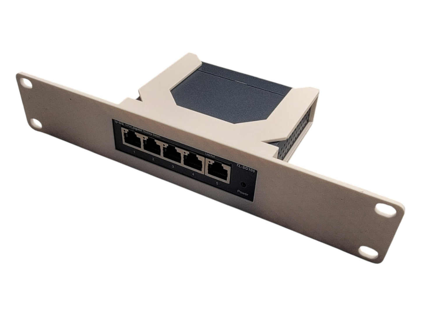10" 1U Network Rack Mount for TP-Link TL-SG105S-M2 5-Port Multi-Gigabit 2.5G Ethernet Switch 100mm