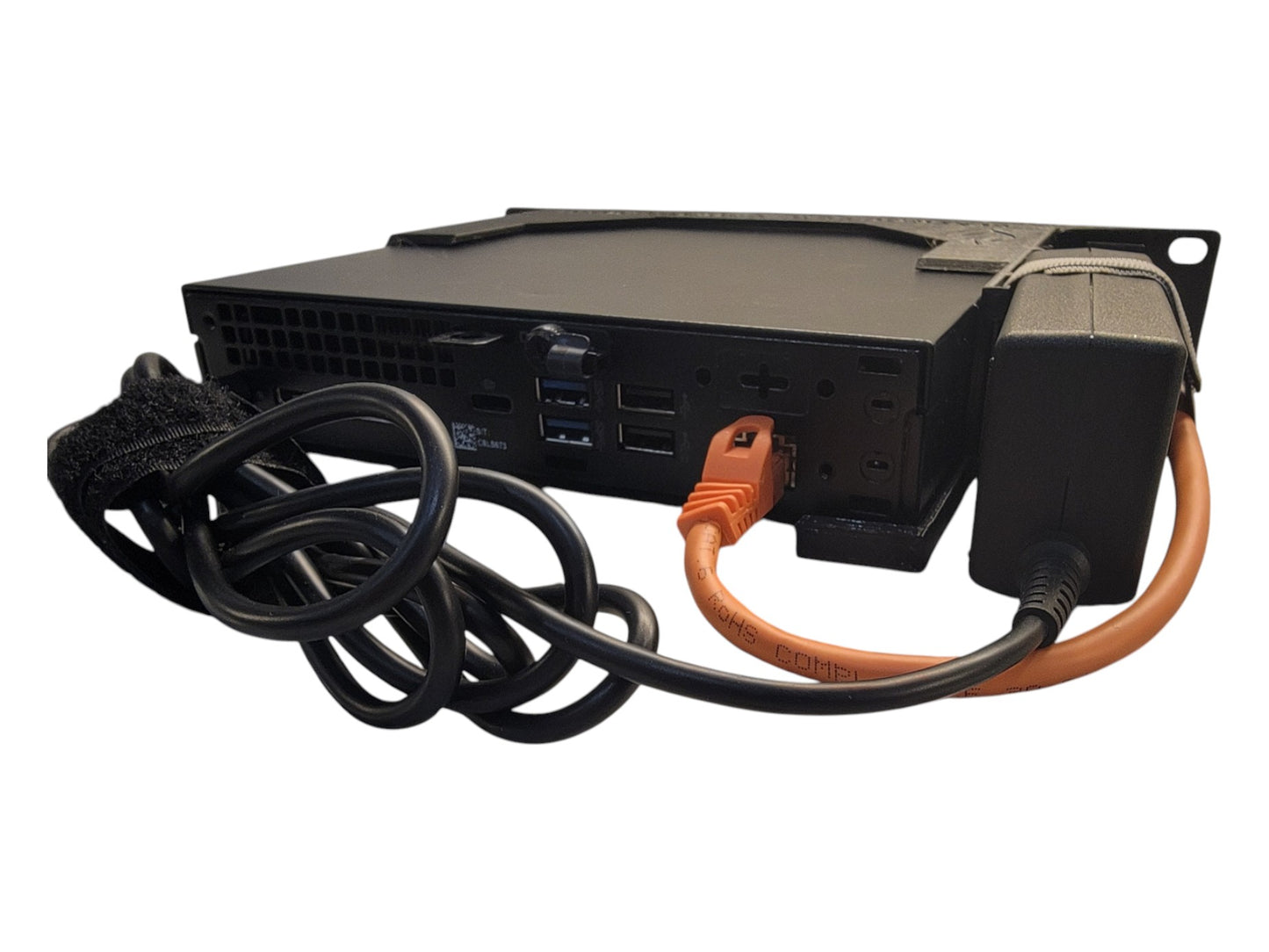 10 inch 1U Network Rack Mount for Dell OptiPlex Micro Form Factor Case, Front Access Network Connection
