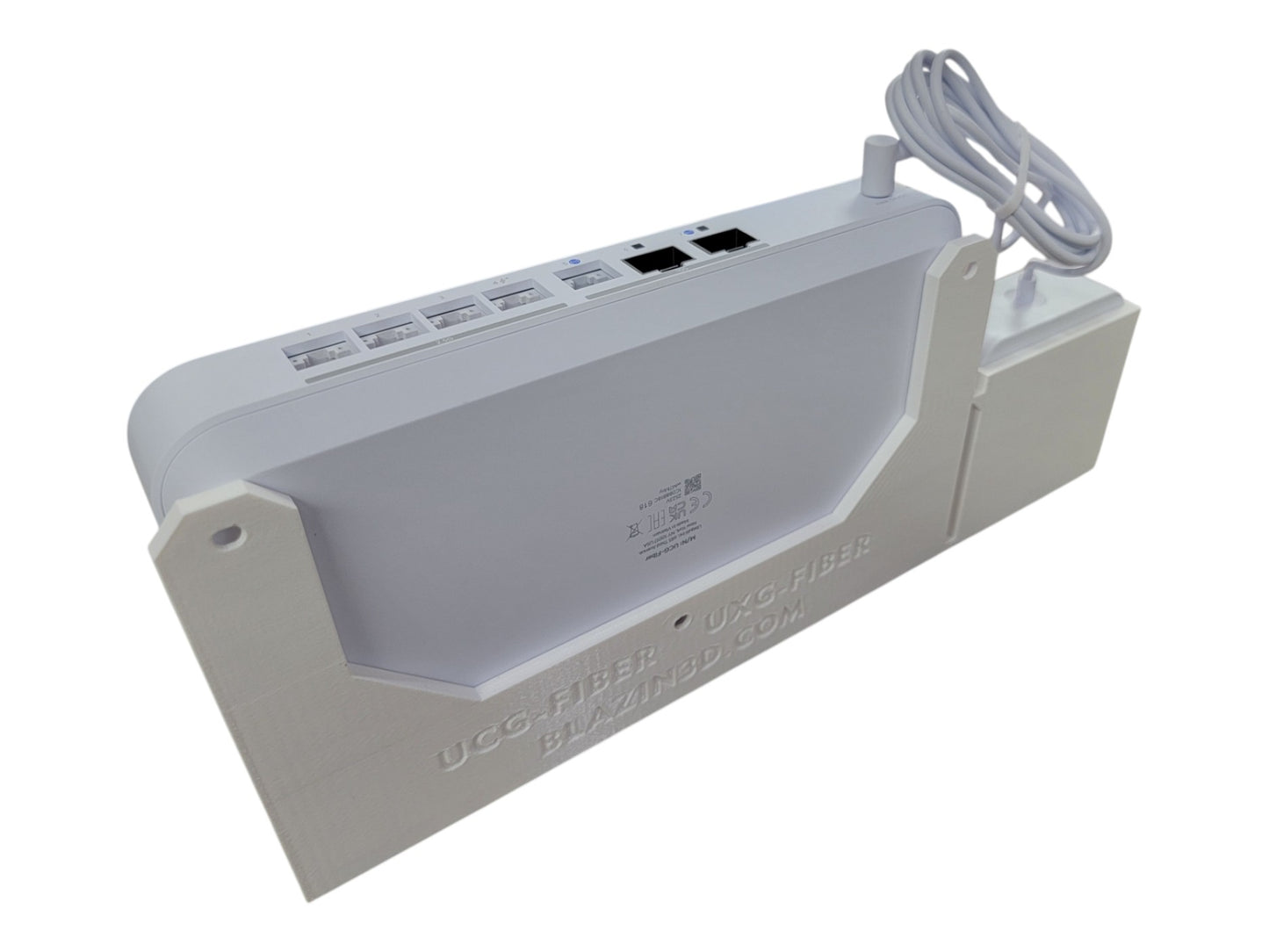 Wall Mount for Unifi Gateway Fiber and Cloud Gateway Fiber, Compatible with UCG-Fiber and UXG-Fiber