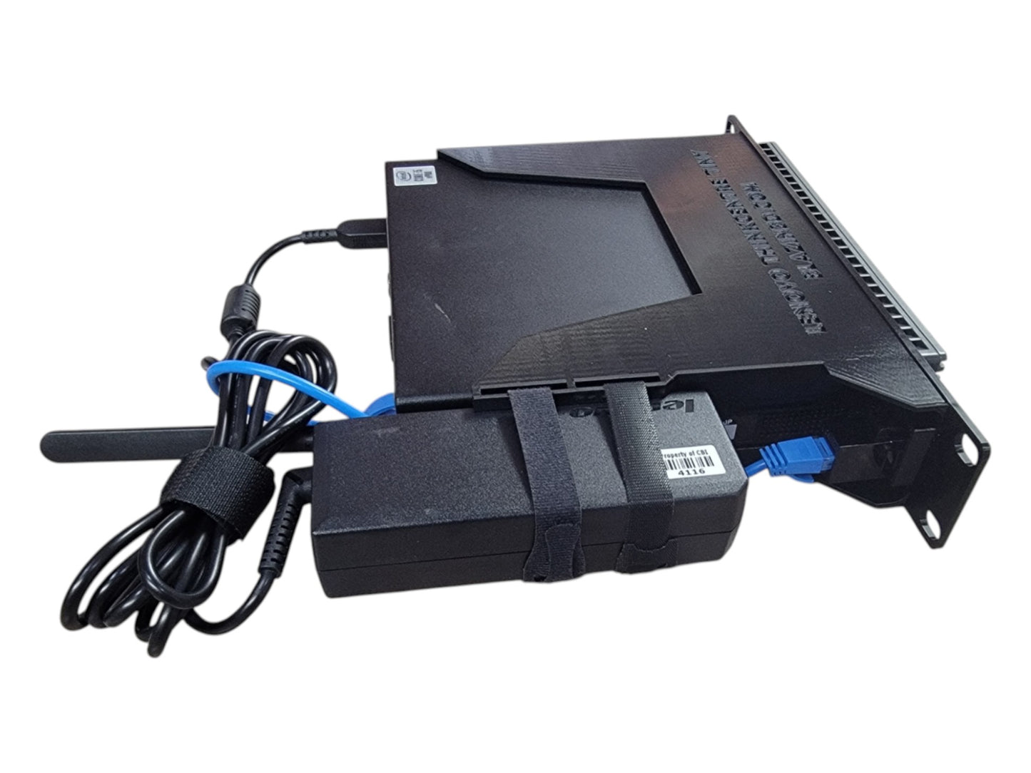 Blazin3D 10-inch Rack Mount for Lenovo ThinkCentre Tiny PC, Compatible with M75q M90q M920q M720q M910q M710q M700 Series