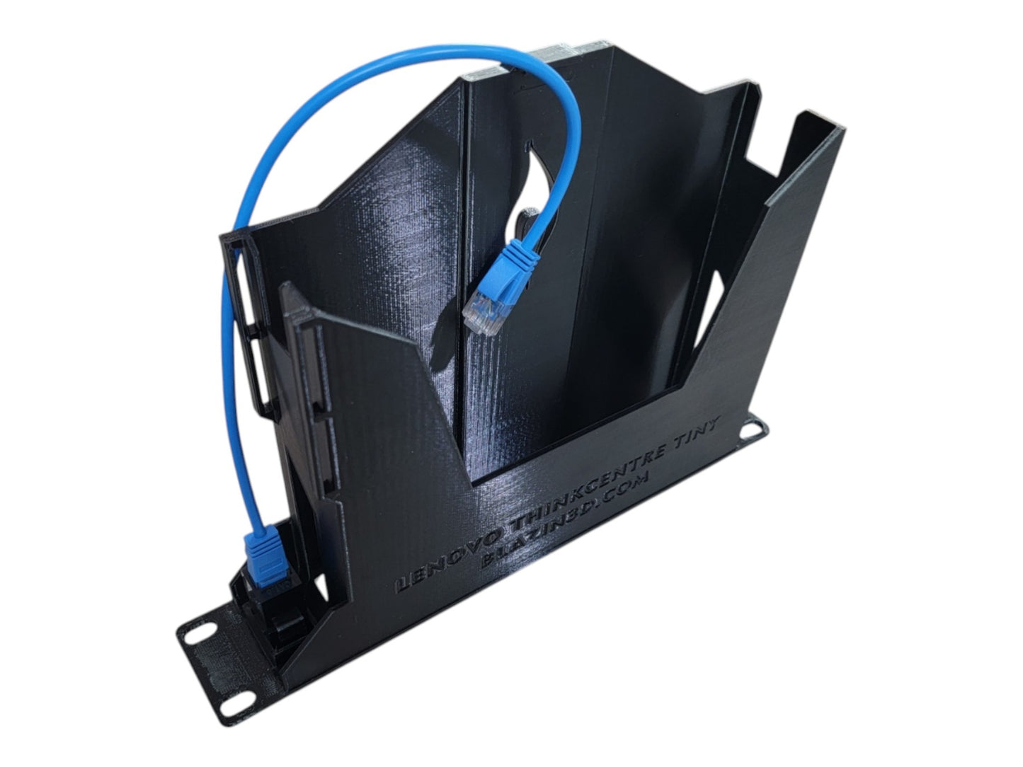 Blazin3D 10-inch Rack Mount for Lenovo ThinkCentre Tiny PC, Compatible with M75q M90q M920q M720q M910q M710q M700 Series