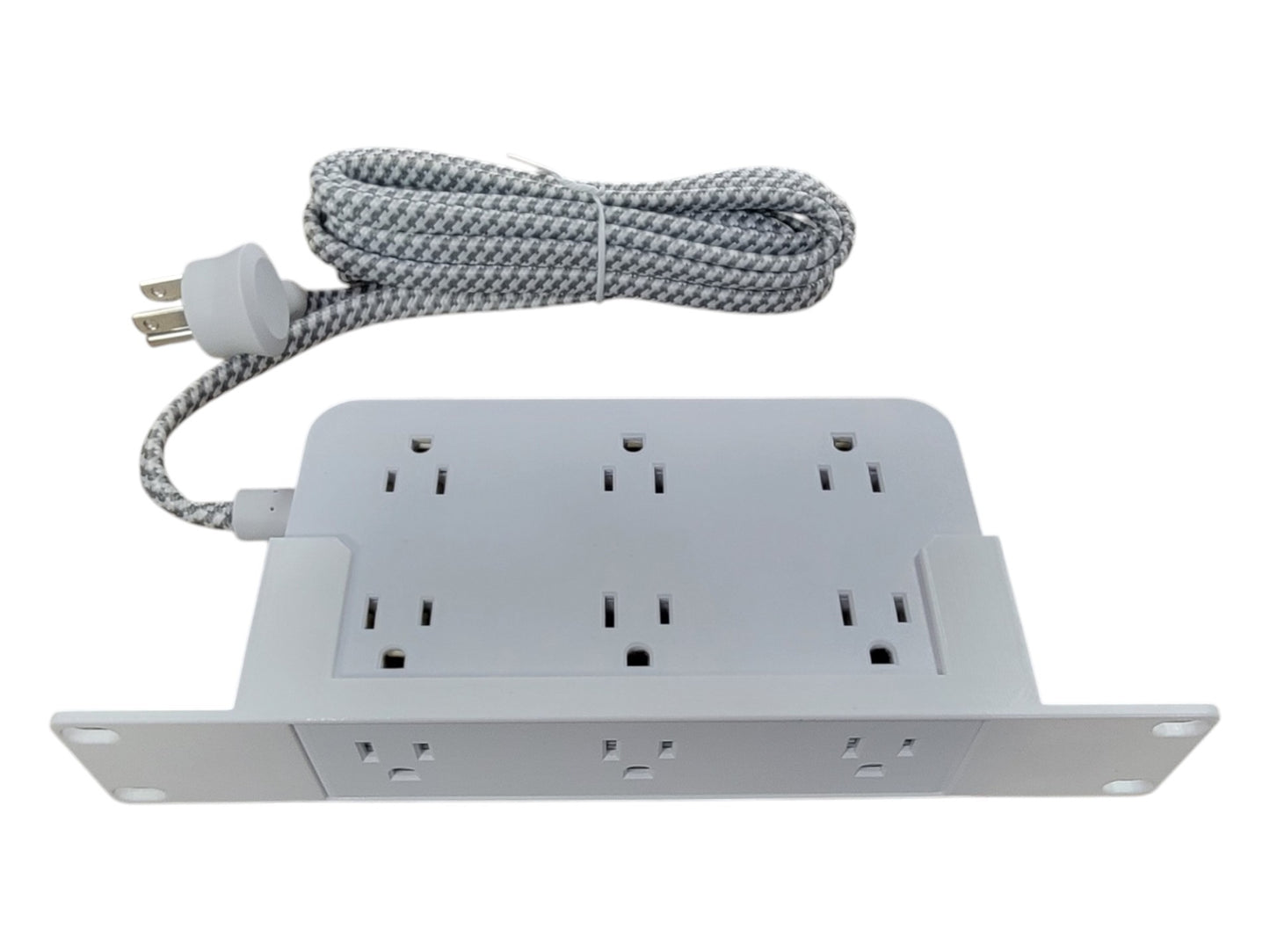 Blazin3D 10-inch Network Rack PDU Power Strip, 12 Outlets, USB-A/C Ports, 1U, Surge Protection, 6ft Cable