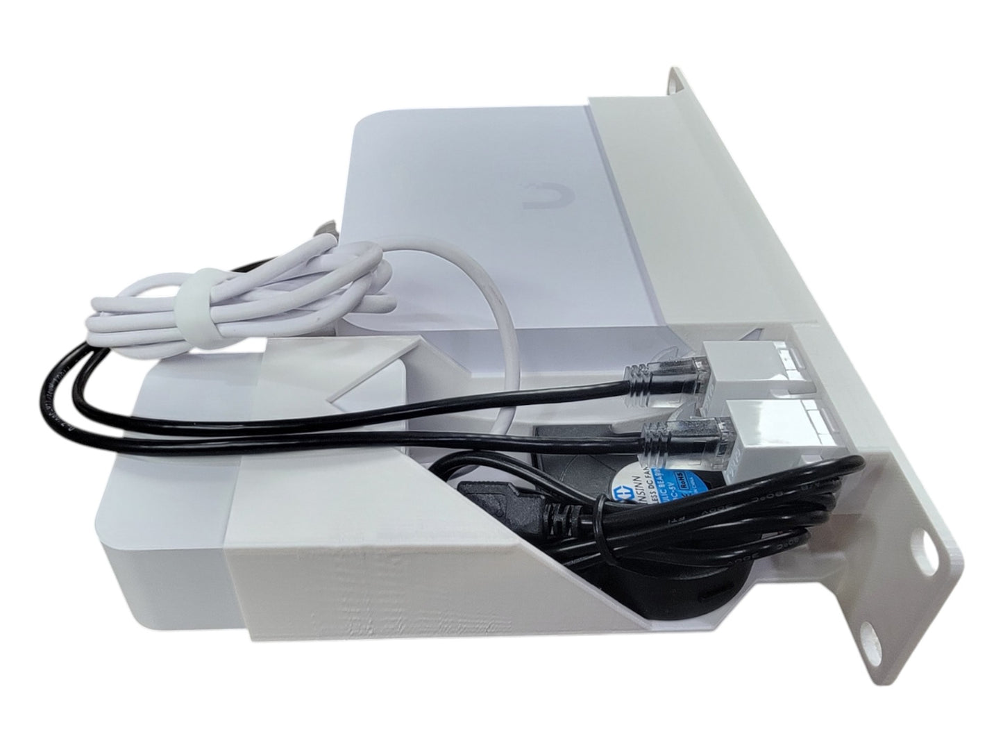10" Network Rack Mount with Fan for UniFi Cloud Gateway Max UCG-MAX Ubiquiti