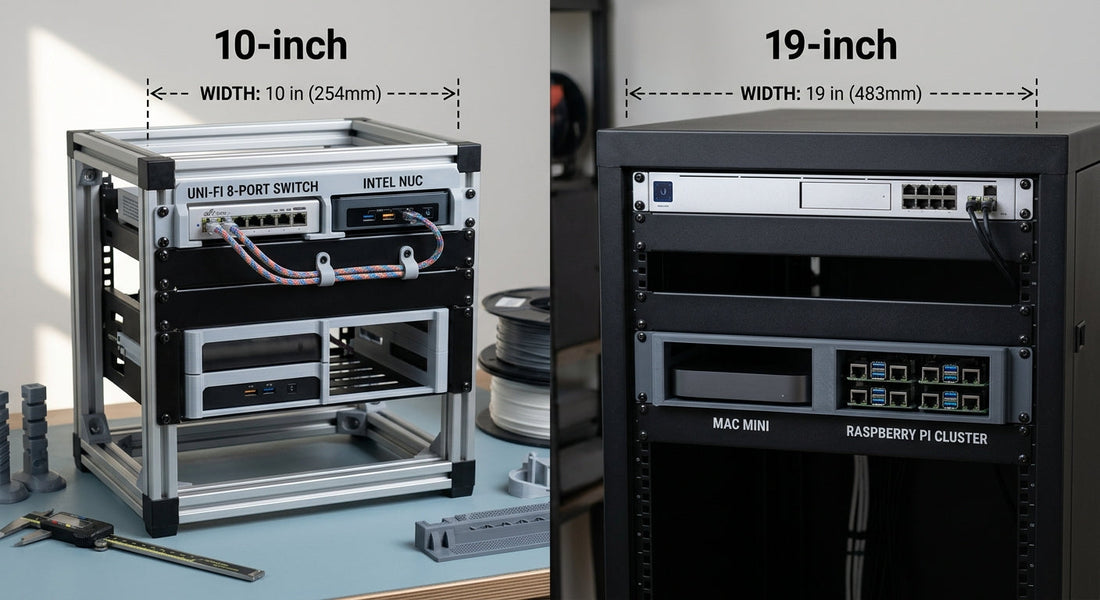 10-Inch vs. 19-Inch Network Racks: Which Form Factor Fits Your Setup?