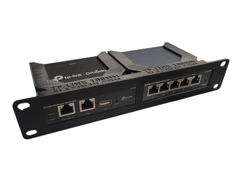Blazin3D 10" 1U Dual Network Rackmount Kit for TP-Link Switches, fits OC200, TL-SG1005P, TL-SG105, TL-SG105E