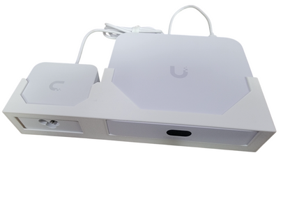 Wall Mount with PSU Holder for Unifi Cloud Gateway Max UCG-MAX