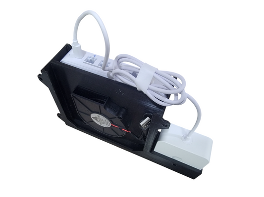 Wall Mount with Fan and PSU Holder for Unifi Cloud Gateway Max UCG-MAX