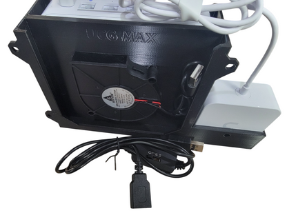 Wall Mount with Fan and PSU Holder for Unifi Cloud Gateway Max UCG-MAX