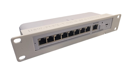Blazin3D 10-inch Network Rack Mount for Ubiquiti Flex 2.5G Switch, Front Cable Management
