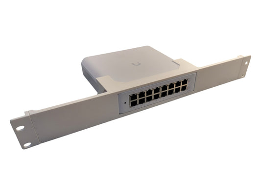 19" 1.5U Network Rack Mount for Unifi Lite 16 PoE Switch USW-Lite-16-POE (45W)