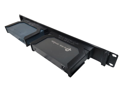 Network Rack Mount, 19 inch 1U, for TP-Link ER605 V2 VPN Router and TP-Link TL-SG108S 8 Port Gigabit Ethernet Switch 158MM