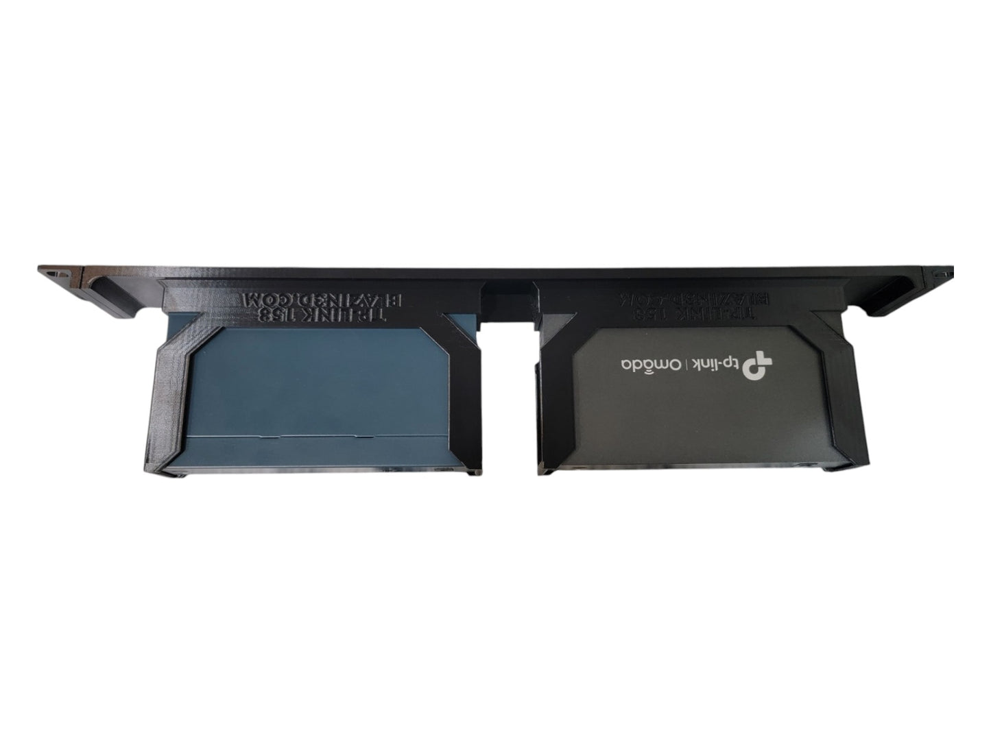 Network Rack Mount, 19 inch 1U, for TP-Link ER605 V2 VPN Router and TP-Link TL-SG108S 8 Port Gigabit Ethernet Switch 158MM