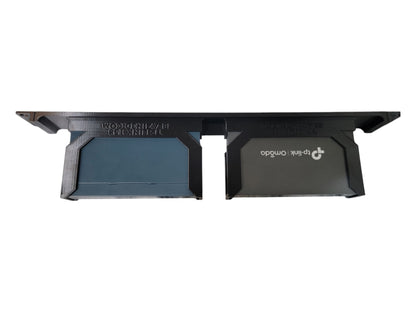 Network Rack Mount, 19 inch 1U, for TP-Link ER605 V2 VPN Router and TP-Link TL-SG108S 8 Port Gigabit Ethernet Switch 158MM