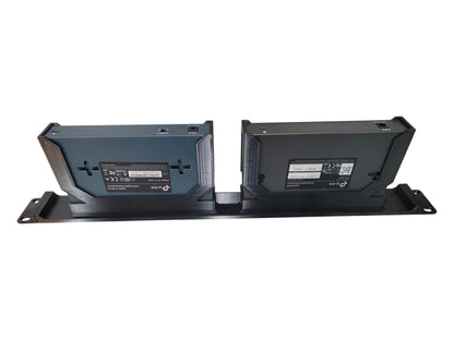 Network Rack Mount, 19 inch 1U, for TP-Link ER605 V2 VPN Router and TP-Link TL-SG108S 8 Port Gigabit Ethernet Switch 158MM