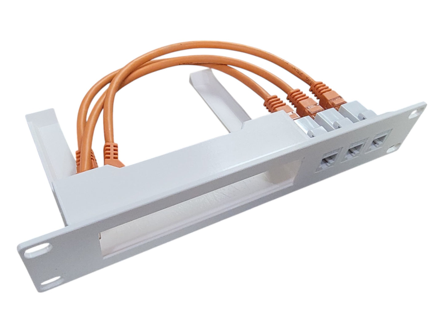 10-inch Network Rack Mount for Cloud Gateway Ultra UCG-Ultra and UXG-Max, Front Access Ports, Cables & Keystones Included