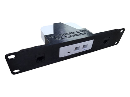 10-inch 1U Rack Mount for Ubiquiti Gateway Lite UXG-Lite, Network Gateway Mounting Bracket, CAT6 Cables Included