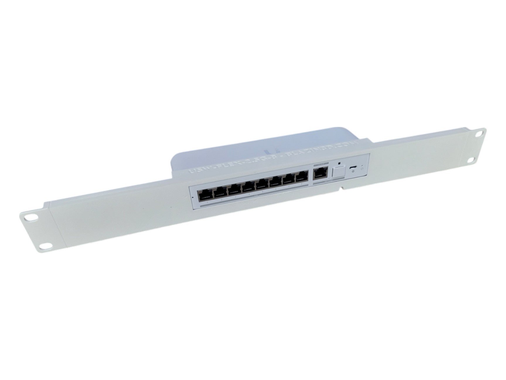 19-inch Network Rack Mount for Unifi USW-Flex-2.5G-8 Switch, 1U Height ...