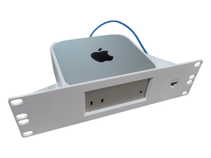 10-inch 1.5U Rack Mount for Mac mini M4 2024, 10-inch Network Rack Compatible