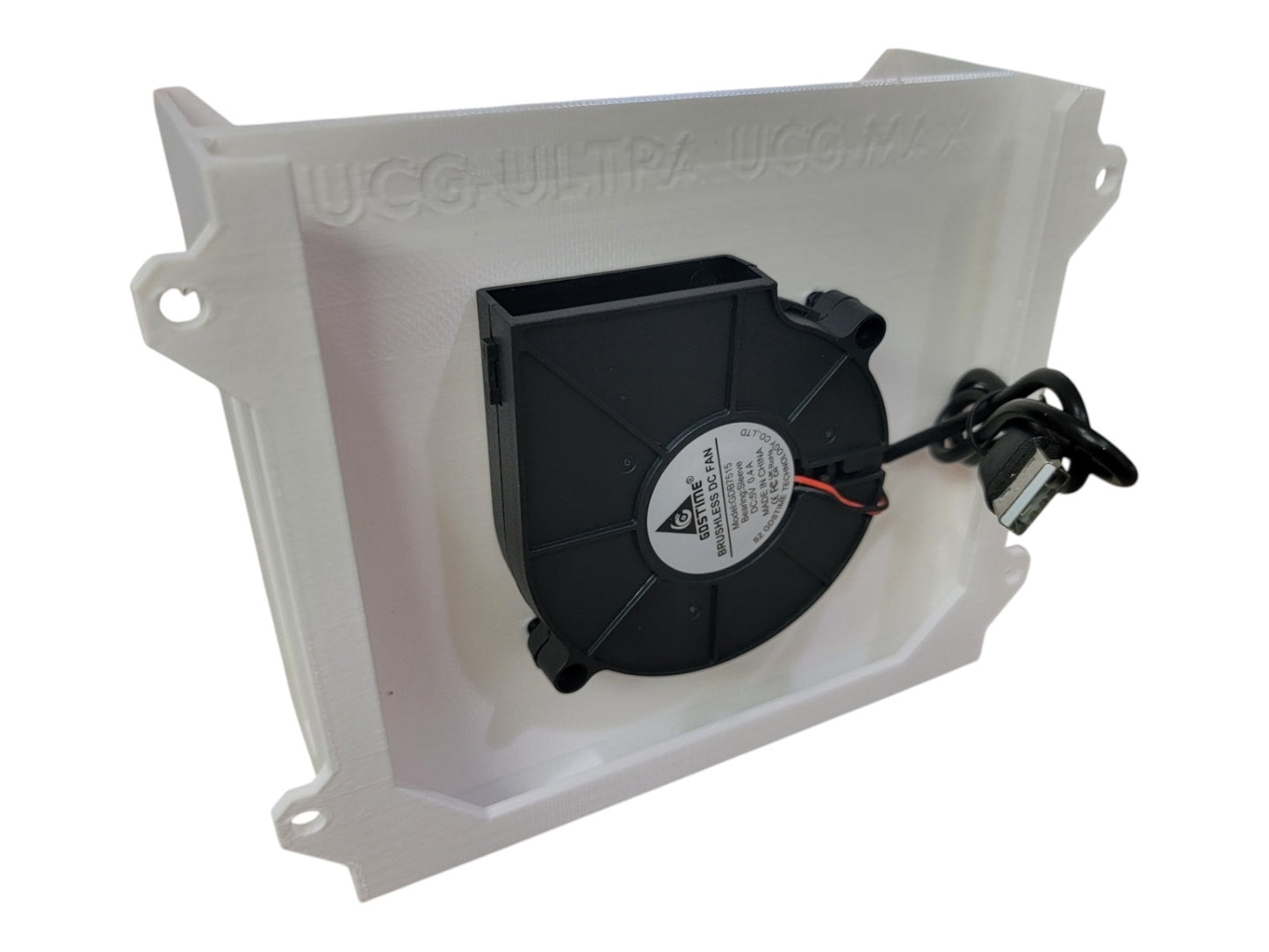 Wall Mount with Fan for Unifi UCG-Ultra Ubiquiti Cloud Gateway Ultra