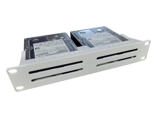 10" Network Rack Dual 3.5" Hard Drive Mount HDD