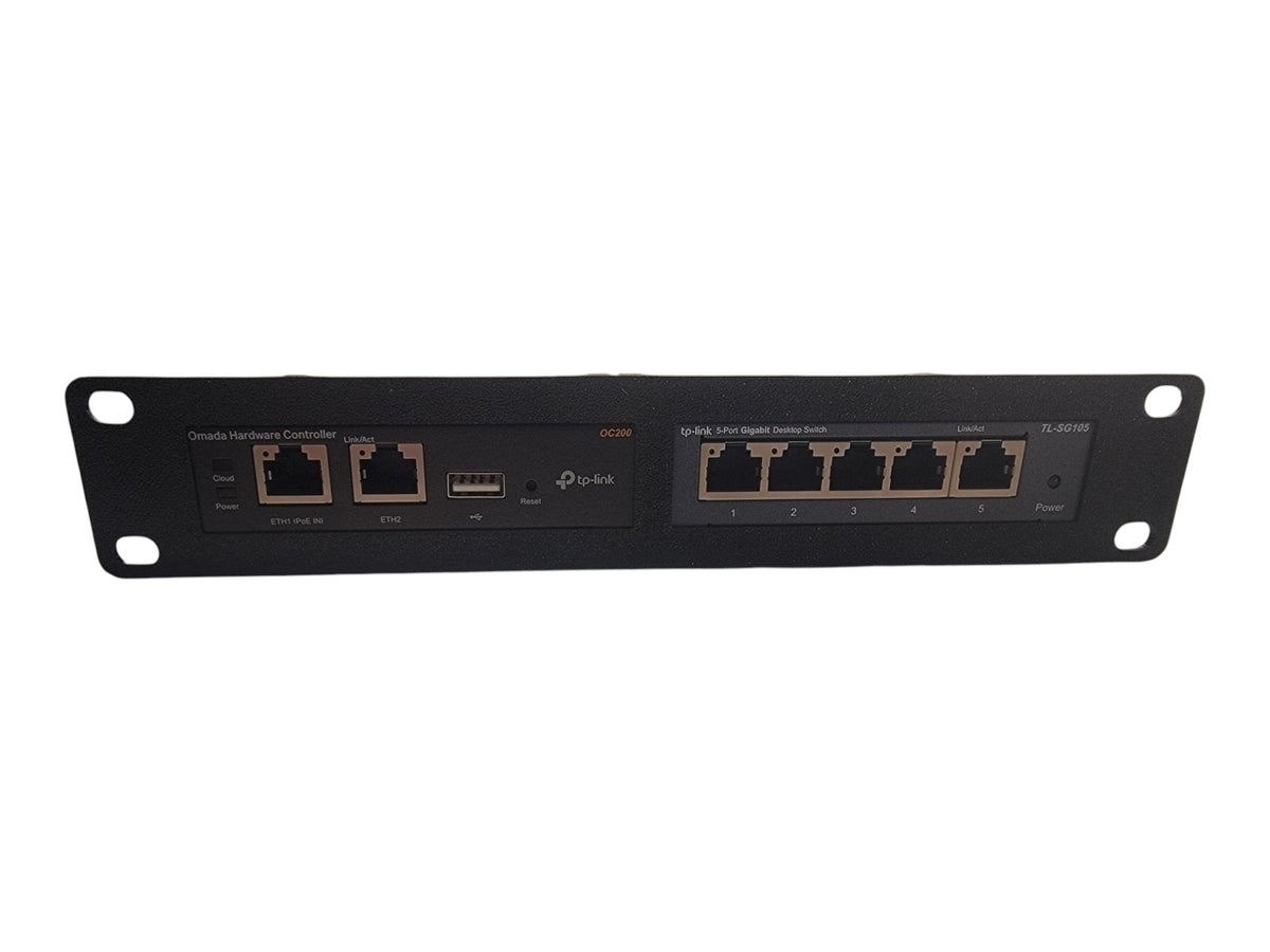 Blazin3D 10" 1U Dual Network Rackmount Kit for TP-Link Switches, fits OC200, TL-SG1005P, TL-SG105, TL-SG105E