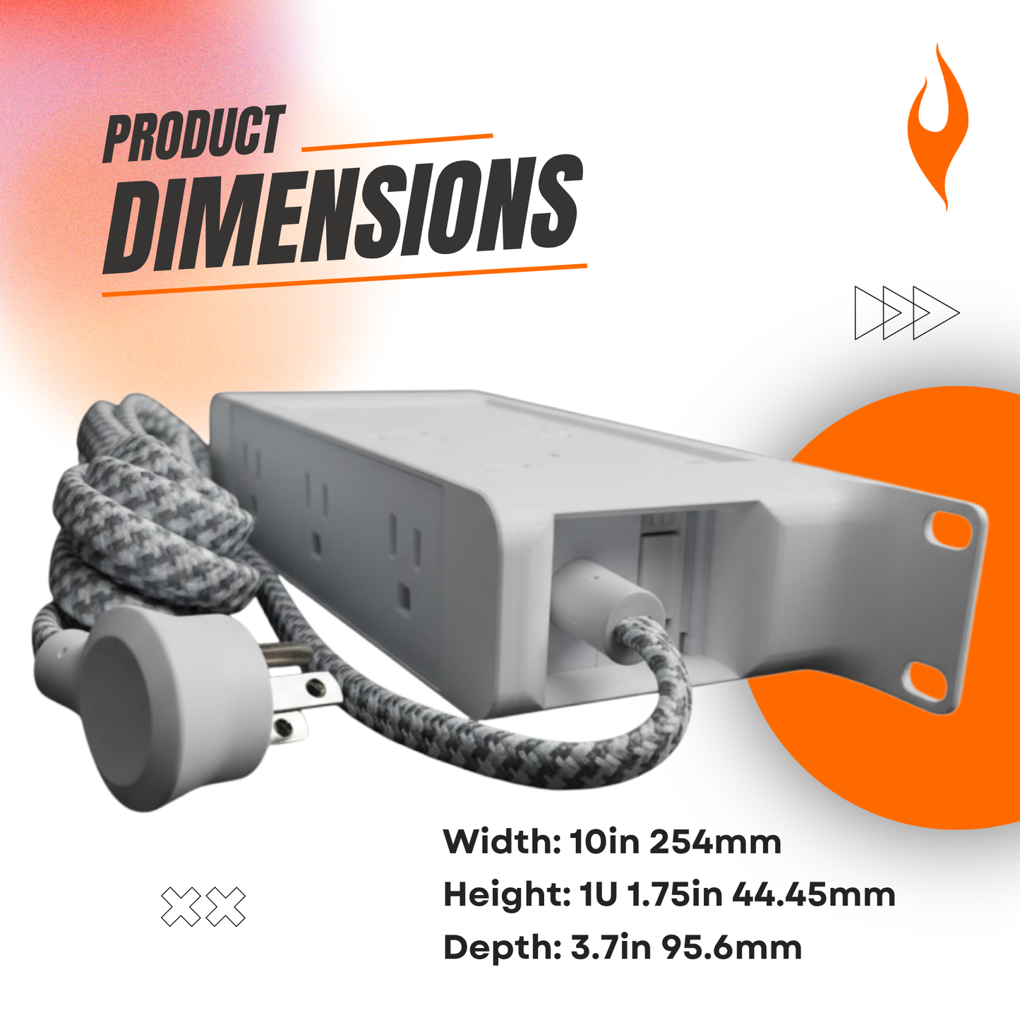 1U 10-Inch Rack Mount Power Hub – 6/12 Outlet PDU with USB-A & USB-C Ports – Optimized for Mini-Racks, Raspberry Pi Clusters