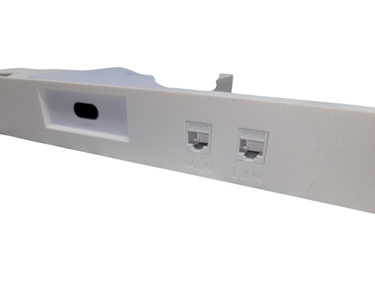 19" 1U Rack Mount for Ubiquiti UniFi Express 7 Gateway UX7, with Power Adapter Caddy